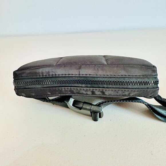 STUDIO NYC BLACK NYLON PUFFER QUILTED BELT BAG FANNY PACK UNISEX - Picture 5 of 8